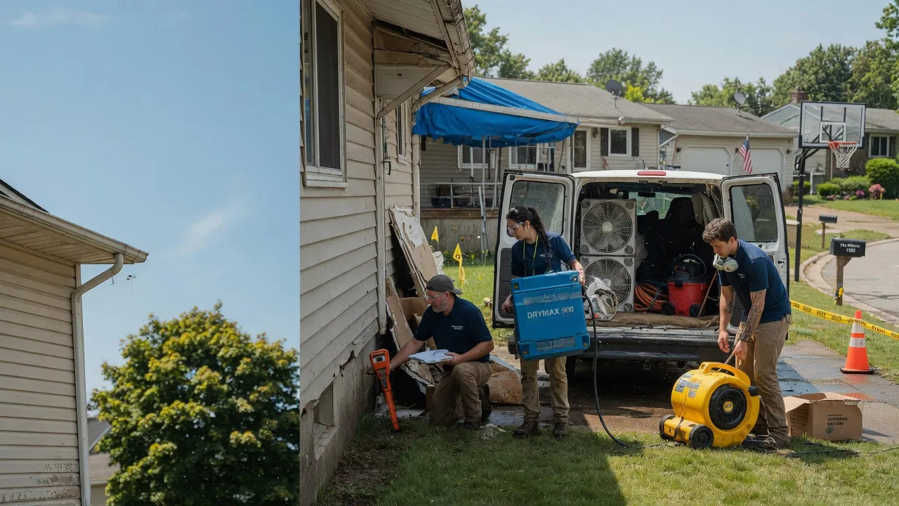 Ceiling Leak Cleanup in Forest City, IL near me